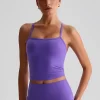 Custom Square Neck Padded Sports Bra Workout Camisole Tank Top workout clothes manufacturer sports apparel manufacturers