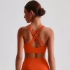Custom Bulk Sports Bras Wholesale Criss Cross Back Workout Bra activewear clothing manufacturers private label fitness apparel manufacturers