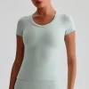 Custom Workout Shirts Bulk Short Sleeve Workout Yoga Pilates Tops sport clothing manufacturers bulk athletic apparel