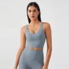 Womens Longline Sports Bra Medium Support Yoga Bras design your own workout clothes sports clothes manufacturer