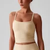Custom Square Neck Padded Sports Bra Workout Camisole Tank Top workout clothes manufacturer sports apparel manufacturers
