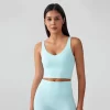 Womens Longline Sports Bra Medium Support Yoga Bras design your own workout clothes sports clothes manufacturer