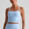 Custom Square Neck Padded Sports Bra Workout Camisole Tank Top workout clothes manufacturer sports apparel manufacturers
