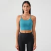 Longline Yoga Tank Top Fitness Bra Workout Camisole Crop Tops