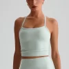 Custom Square Neck Padded Sports Bra Workout Camisole Tank Top workout clothes manufacturer sports apparel manufacturers
