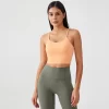 Longline Yoga Tank Top Fitness Bra Workout Camisole Crop Tops personalized sports bra sportswear clothing manufacturer