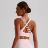 Custom Bulk Sports Bras Wholesale Criss Cross Back Workout Bra activewear clothing manufacturers private label fitness apparel manufacturers