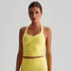 Custom Fitness Apparel Wholesale Sports Bra Yoga Wrinkles Tank Top sportswear production bulk sports bras