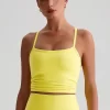 Custom Square Neck Padded Sports Bra Workout Camisole Tank Top workout clothes manufacturer sports apparel manufacturers