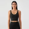 Womens Longline Sports Bra Medium Support Yoga Bras design your own workout clothes sports clothes manufacturer