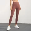 Wholesale Leggings Suppliers Yoga Workout Leggings No Front Seam wholesale yoga leggings custom athletic apparel manufacturers sports apparel manufacturers