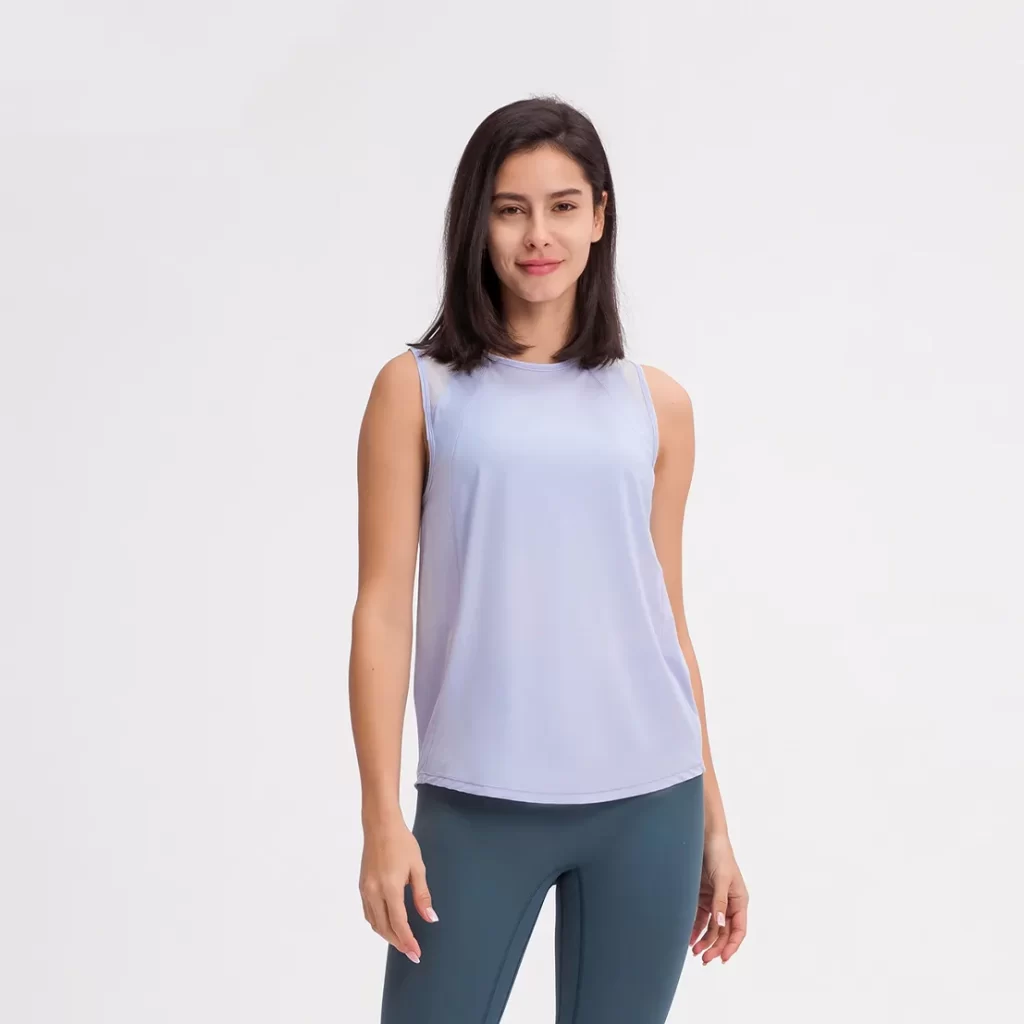 Wholesale Activewear Cool Athletic Yoga Running Sleeveless Shirts women's square neck tank top fitness apparel clothing sparks clothing