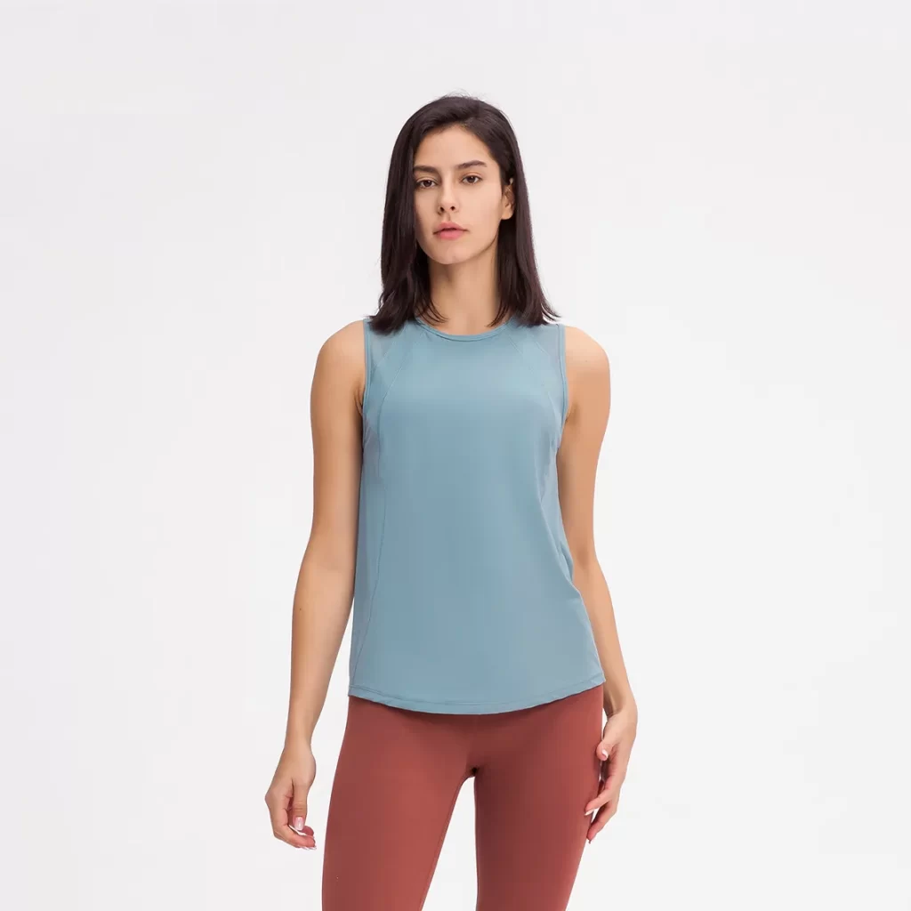 Wholesale Activewear Cool Athletic Yoga Running Sleeveless Shirts women's square neck tank top fitness apparel clothing sparks clothing