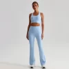 Athletic Clothing Manufacturer Medium Support Padded Workout Crop Tank Top wholesale active wear custom sports bra