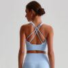 Athletic Clothing Manufacturer Medium Support Padded Workout Crop Tank Top
