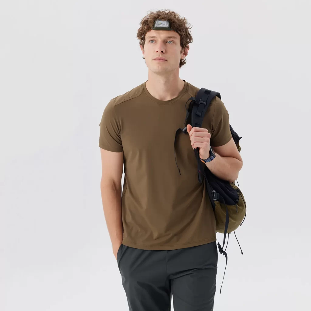 Custom Men's Workout T Shirts Quick Dry Running Short Sleeve Shirts