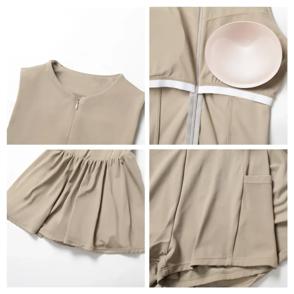 Slim Fit Athletic Dress​ Womens Tennis Golf Dress​ Active Wear Manufacturers