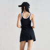 Women's Athletic Tennis Dress Scoop Neck Sleeveless Activewear wholesale athletic clothing distributors wholesale women's athletic apparel