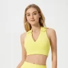 Private Label Activewear Women Polo Workout Tank Tops sports apparel manufacturers customized bras