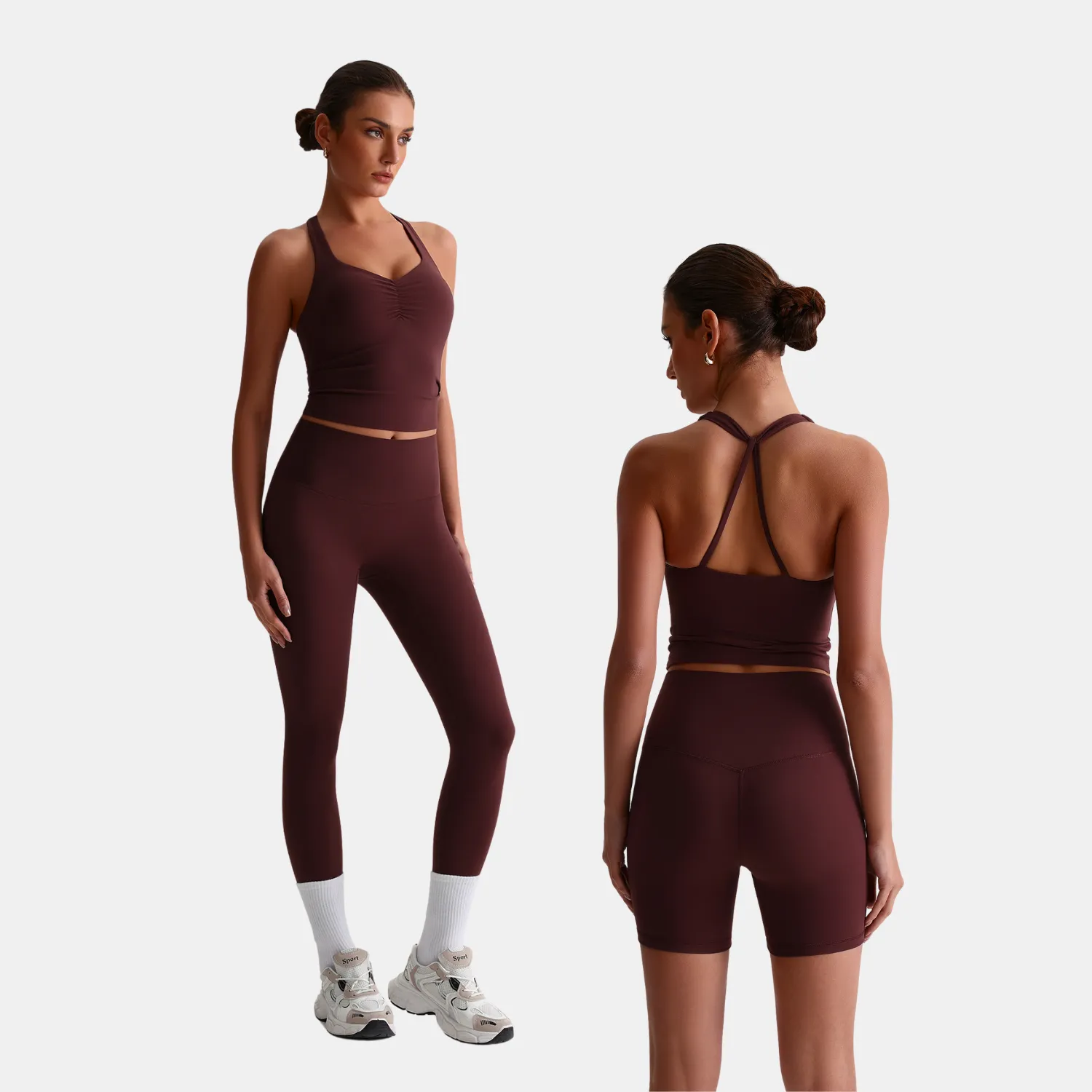 FlexiBloom Yoga Collection Summer Yoga Wear FlexiBloom Yoga Collection Summer Yoga Wear Custom Fitness Apparel Sports Apparel Manufacturers Yoga Pants Supplier Spark Apparel