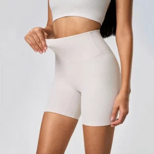 Wholesale Athletic Shorts Ribbed High Waist Bulk Running Shorts wholesale sports clothing custom active wear personalised gym clothing