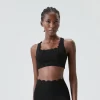 Spark Athletic Clothing Customized Lycra Bras Wave Cross Back Sports Bra