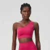 Lycra Wholesale Clothing Customized Bras Wave Shoulder Sports Bra Custom Active Wear yoga apparel manufacturers