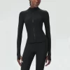 Wholesale Womens Sportswear Lightweight Zipper Long Sleeve Yoga Top wholesale jackets in bulk