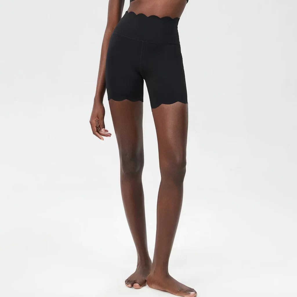 Wholesale Athletic Shorts Custom Quick Dry Lycra Yoga Shorts
