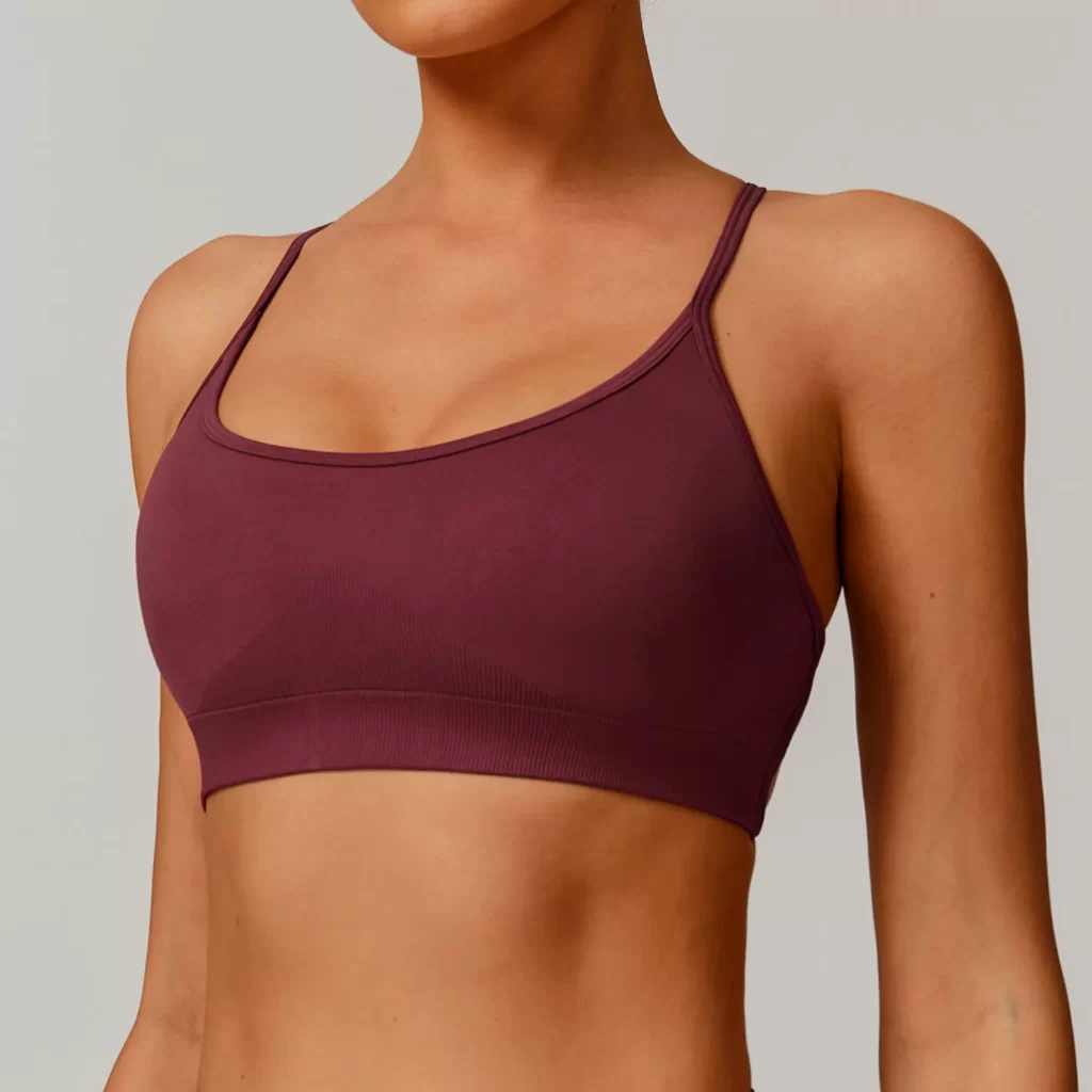 Seamless Workout Sets Activewear Manufacturer Women's Strappy Sports Bra Customized Bras wholesale sports clothing custom active wear