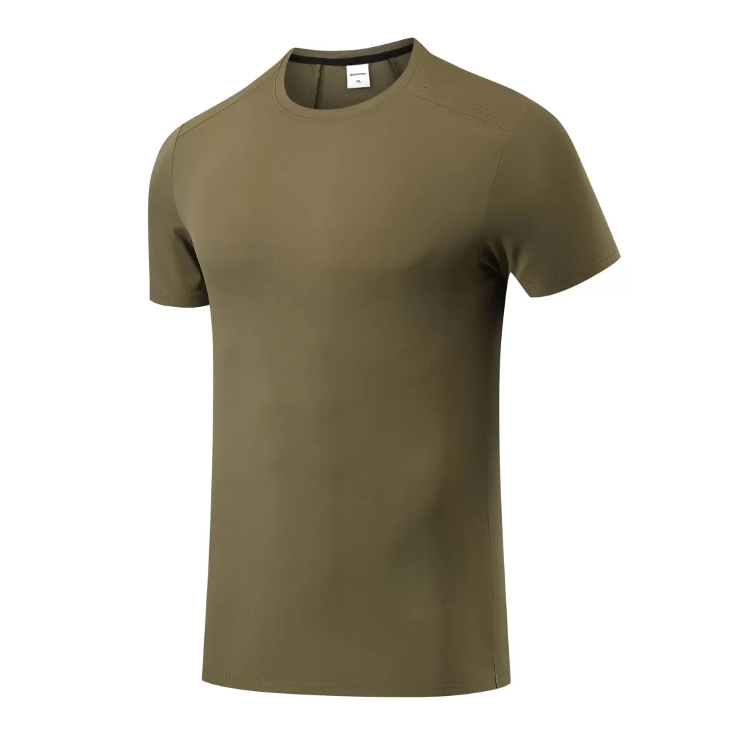 Custom Men's Workout T Shirts Quick Dry Running Short Sleeve Shirts