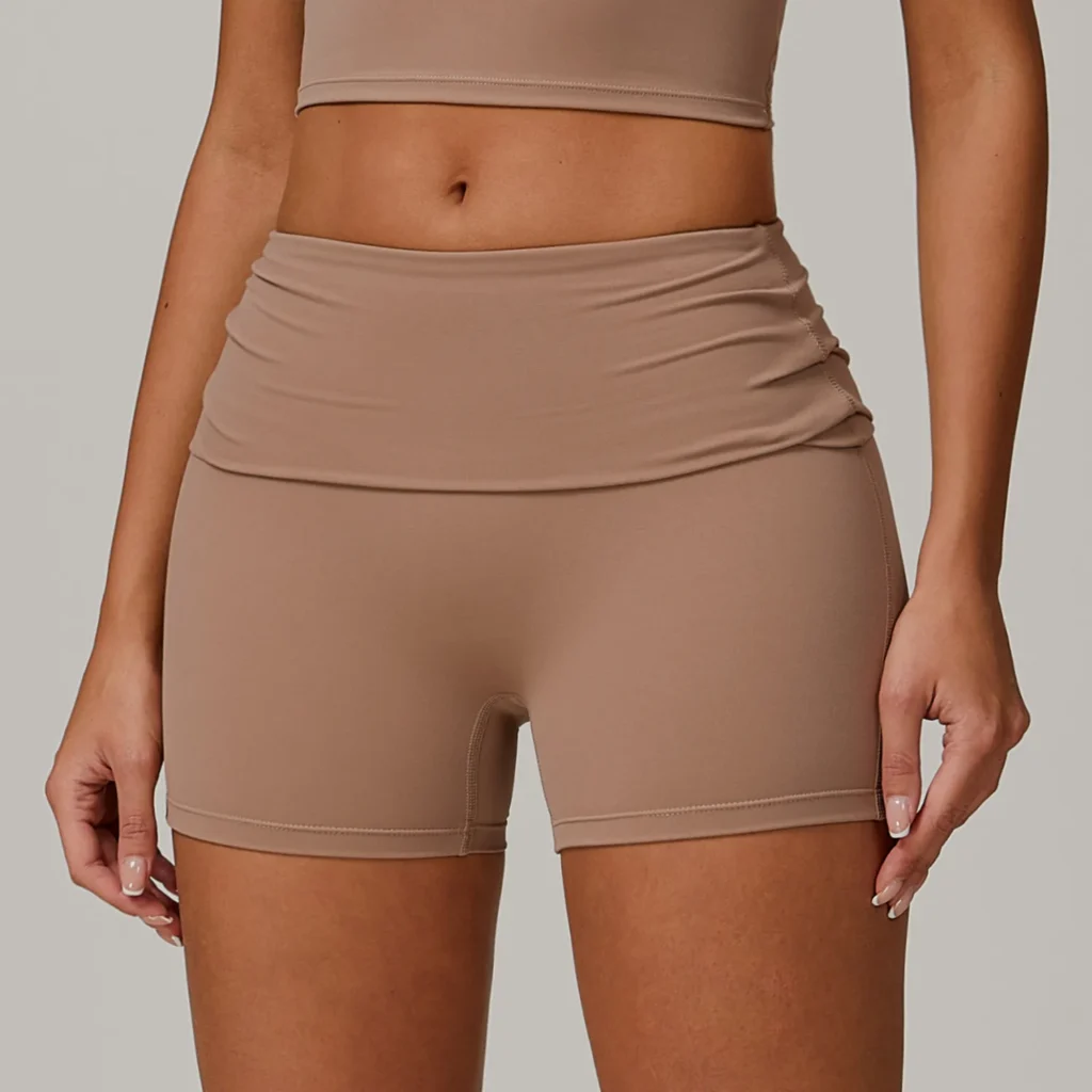 Recycled Fabric Fitness Clothes Bulk Athletic Shorts Wholesale Booty Shorts