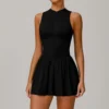 Slim Fit Athletic Dress​ Womens Tennis Golf Dress​ Active Wear Manufacturers Workout Wear Wholesale Women's Yoga Jumpsuit