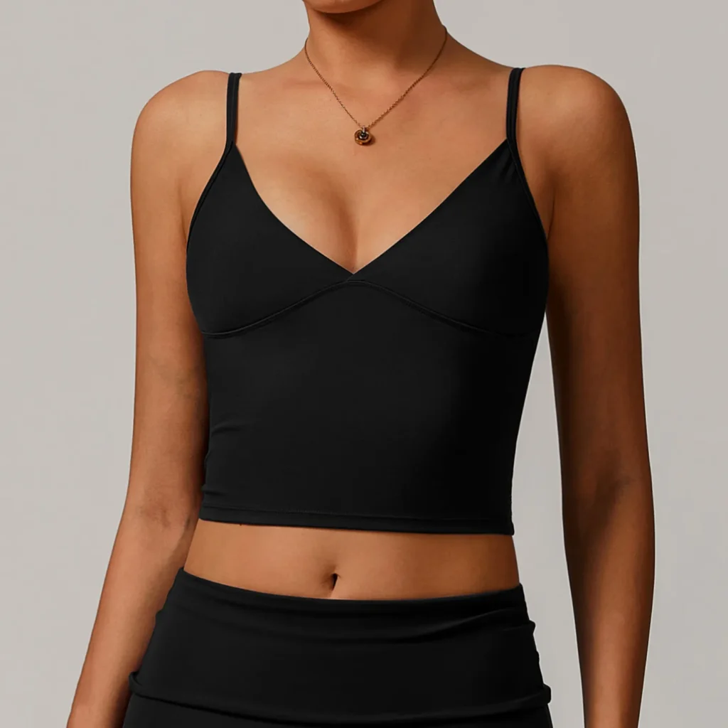Custom Qorkout Clothing Sportswear Manufacturer Spaghetti Straps Yoga Tank Tops slimming fitness wear gym wear tank top