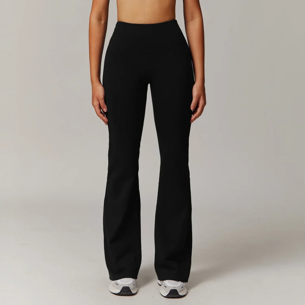 workout leggings no front seam Spark Leggings High Waist Yoga Flared Pants