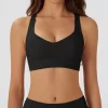 Sports Apparel Manufacturers Women Medium Support Customized Bras Custom Workout Clothes Athletic Apparel Wholesale Suppliers