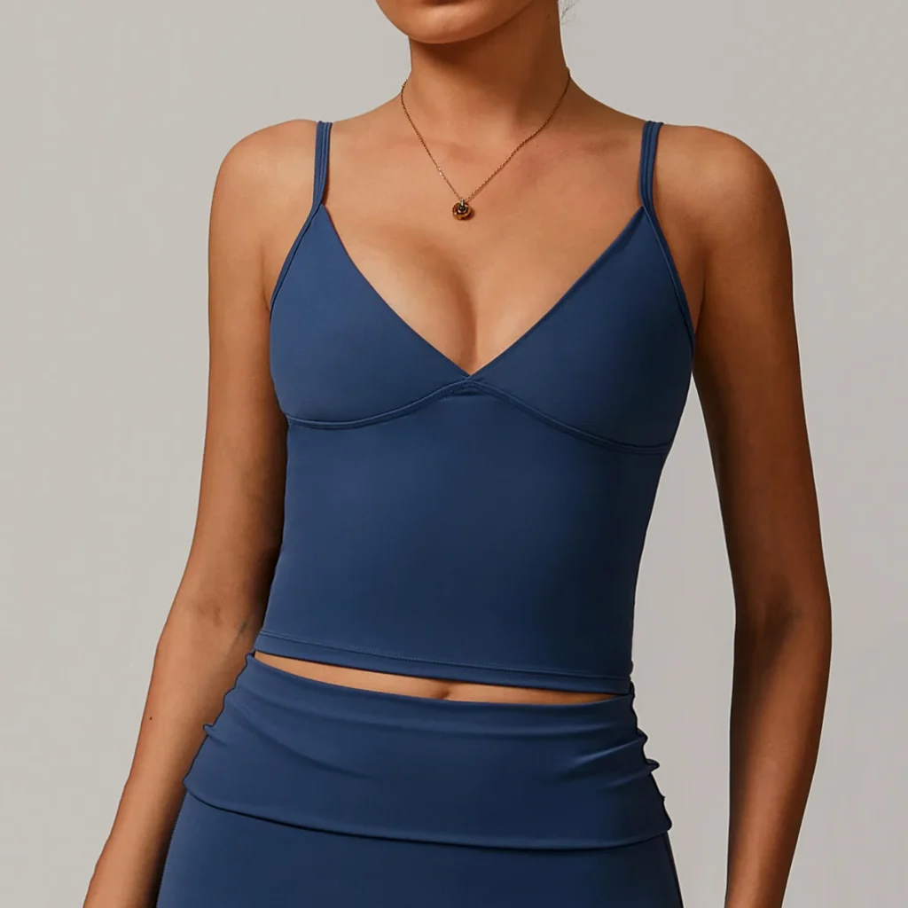 Custom Qorkout Clothing Sportswear Manufacturer Spaghetti Straps Yoga Tank Tops