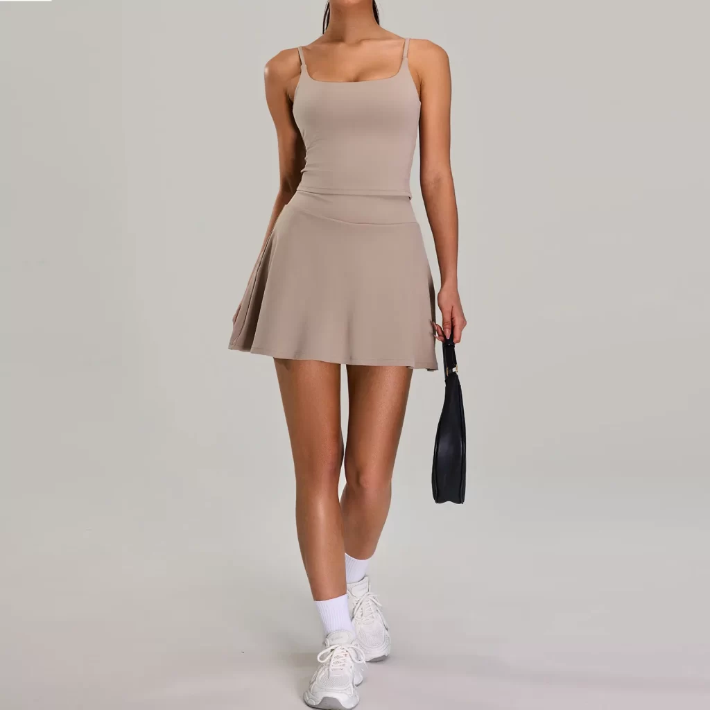 Spark Athletic Custom Active Wear Workout Tennis Skirts with Shorts sportswear clothing manufacturer