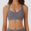 Sports Apparel Manufacturers Women Medium Support Customized Bras Custom Workout Clothes Athletic Apparel Wholesale Suppliers