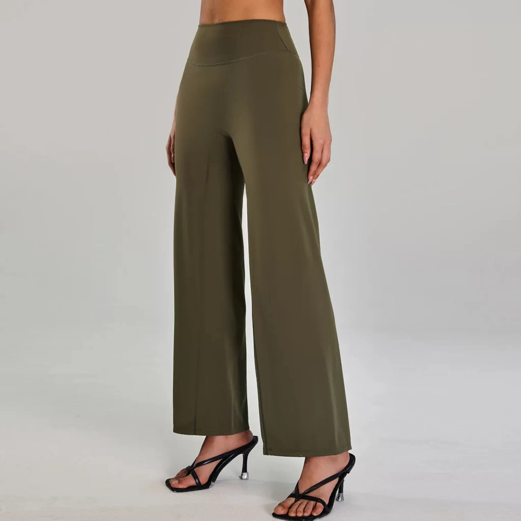 Wholesale Sports Clothing Spark Gym Women Wide Leg Pants wholesale active wear private label fitness apparel manufacturers