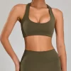 Sports Wear Manufacturing Custom Racerback Sports Bra for Women wholesale women's workout clothing wholesale active wear