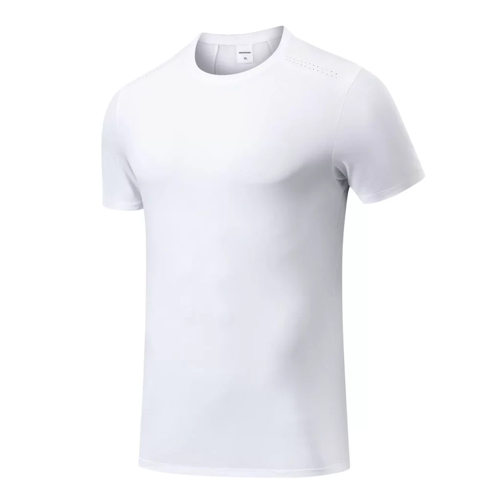 Custom Men's Workout T Shirts Quick Dry Running Short Sleeve Shirts
