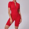 One Piece Athletic Jumpsuit Backless Workout Jumper Bodysuit Fitness Wear Athletic Wear Manufacturers