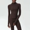 Wholesale Womens Sportswear Lightweight Zipper Long Sleeve Yoga Top wholesale jackets in bulk