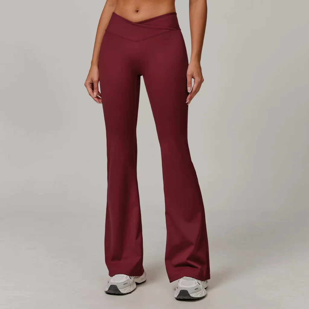 Yoga Pants Suppliers Crossover High Waisted Fitness Flare Pants Sports Apparel Manufacturers Best of Yga Pants Wholesale Fit