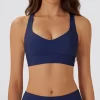 Sports Apparel Manufacturers Women Medium Support Customized Bras Custom Workout Clothes Athletic Apparel Wholesale Suppliers