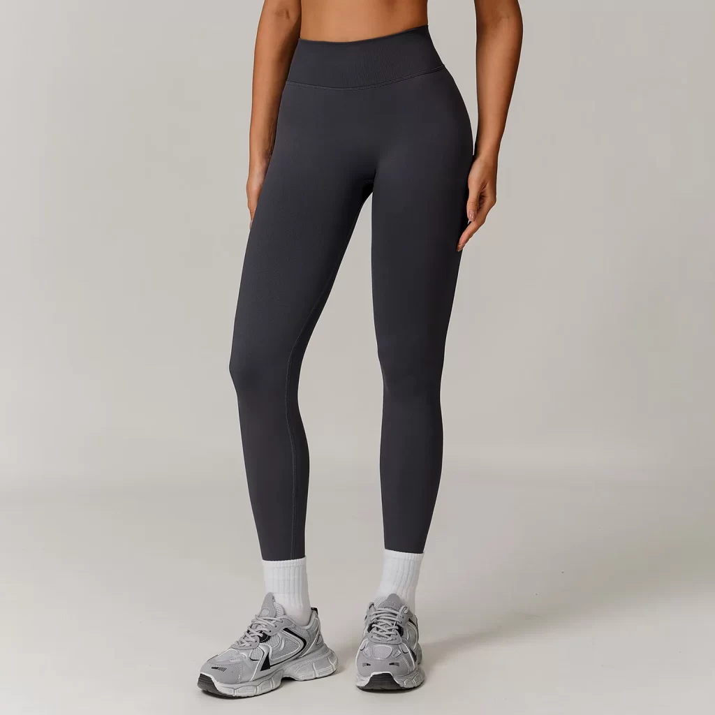 Seamless Apparel Manufacturers Workout Leggings No Front Seam leggings manufacturers high waisted leggings with tummy control