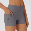 Wholesale Sports Clothing Women Athletic Shorts with Pockets yoga apparel manufacturers wholesale womens activewear