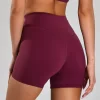 Custom Workout Sets Wholesale Gym Shorts No Front Seam Bike Shorts