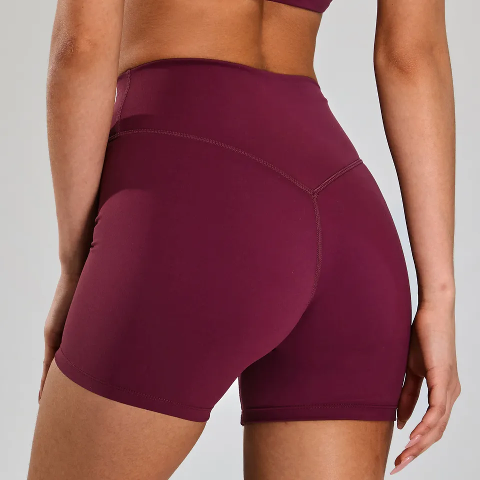 Custom Workout Sets Wholesale Gym Shorts No Front Seam Bike Shorts